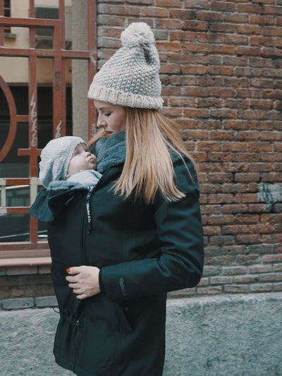 blive forkølet strategi Nedsænkning Kumja vinter-jakkeindsats - bærejakke og graviditetsjakke - sort